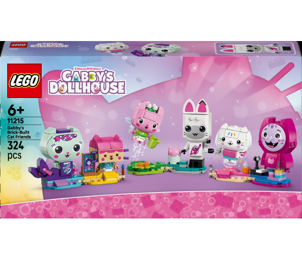 LEGO KOCI DOMEK GABI 11215 Koci przyjaciele Gabi z klocków - 1473404 - zdjęcie